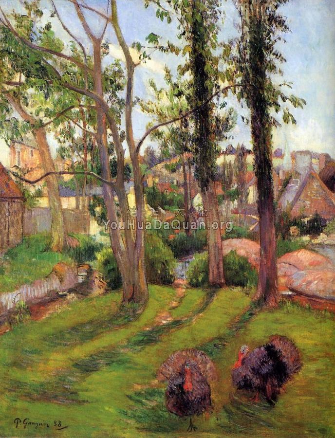 Turkeys - 保罗·高更